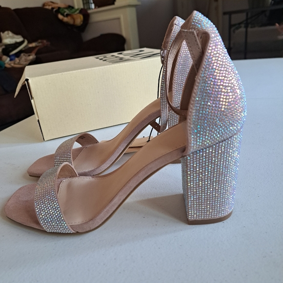 Madden NYC Rhinestone Heels - Picture 3 of 6